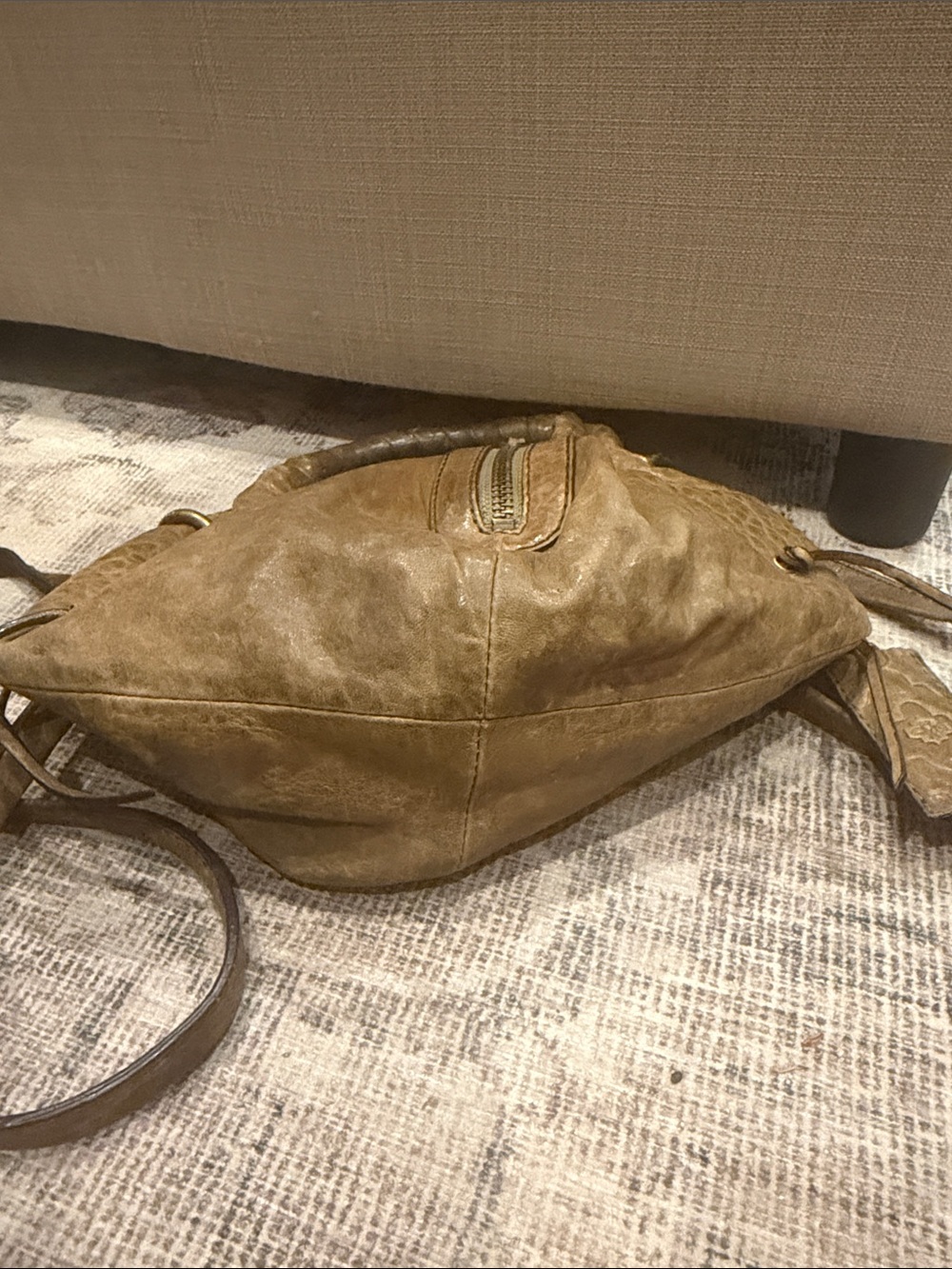 orYANY Leather Hobo Crossbody bohemian leather brown - Picture 8 of 11